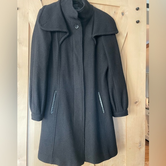 Mackage Black Textured Wool Coat Size L - Picture 5 of 15
